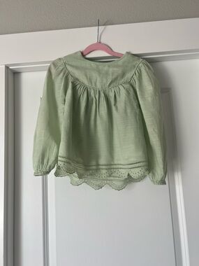 Old Navy Girls Eyelet Detail  Blouse / Top Size 5T